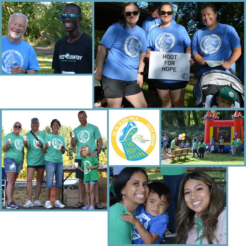 Hope Run 2025 runners collage